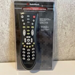RadioShack Black Universal Remote Control 15-302